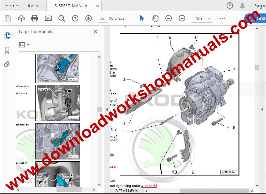 skoda kodiaq workshop manual